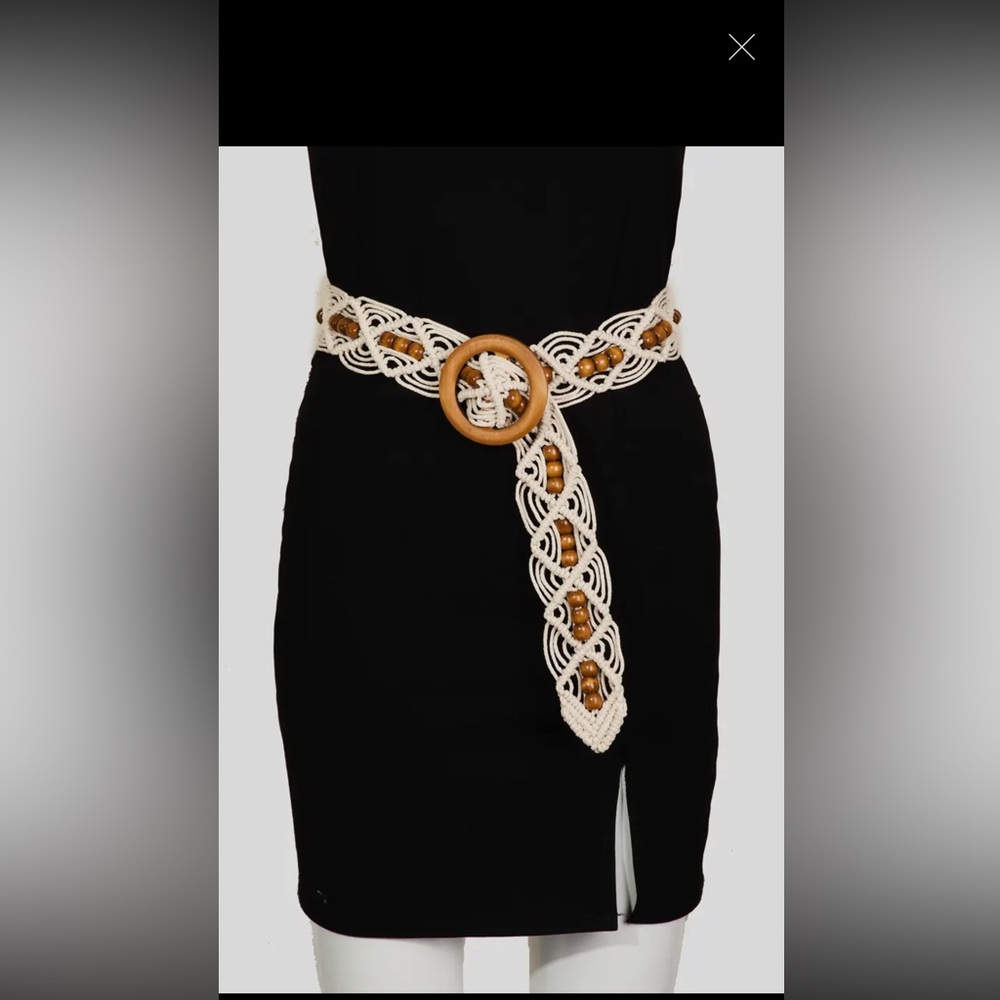 NWT Crochet  belt * coming soon *